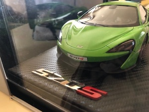 新品極上　世界25台限定モデルカー TECNOMODEL テクノモデル McLaren　570Ｓ グリーン　＆　マクラーレン５７０S　厚口　カタログ　