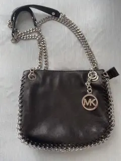 Michael Kors ショルダーバッグ 黒 レザー チェーンストラップ