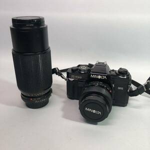 ★1円〜 MINOLTA ミノルタ 一眼レフ カメラ X-700 MF 現状品 MD 28mm 1:2.8 zoom 70-210mm 1:4 カビ チリ有