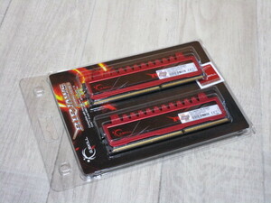 ★G.Skill RIPJAWS DDR3 PC3-12800 4GB 2枚組 合計：8GB 【F3-12800CL9D-8GBRL】 щ 