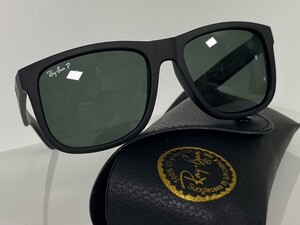 Ray-Ban　 サングラス　ジャスティン　ブラック　偏光レンズ　専用ケース付