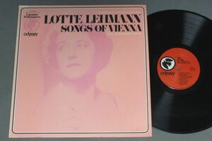 ●米LP LOTTE LEHMANN-PAUL ULANOWSKY/SONGS OF VIENNA●