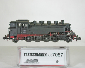 FLEISCHMANN #85 7087 ＤＢ（旧西ドイツ国鉄） ＢＲ８６型タンク式蒸気機関車 Ep.４仕様 メーカウェザリング塗装　（単年度限定品）　