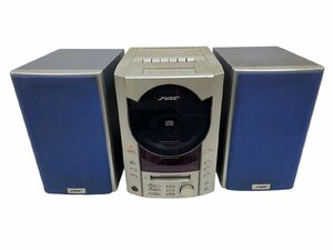 【ジャンク】 FUZE フューズ MD CD カセット MICRO HiFi コンポーネントシステム MDX-1 ミニコンポ スピーカー 一部動作 HMY