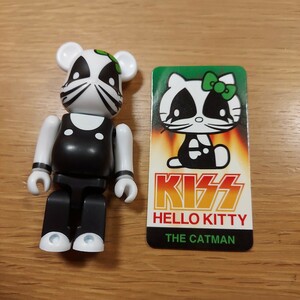 ベアブリック　BE@RBRICK　シリーズ25　キュート　CUTE 裏　HELLO KITTY　ハローキティ「KISS」カード付き　緑