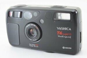 ◆やや難あり◆ヤシカ YASHICA T4 Super D Black Weatherproof ブラック