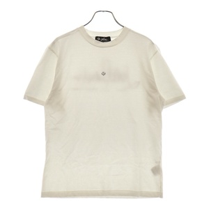 Loro Piana ロロピアーナ ×Hiroshi Fujiwara ロゴプリント クルーネック半袖Tシャツ MAL0864 藤原ヒロシ ホワイト