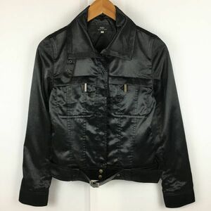 INED/イネド　日本製　ライダースジャケット　サイズ9　黒/ブラック　管NO.A23-16