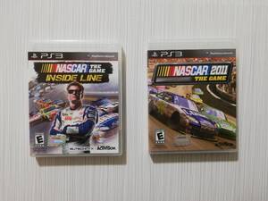 ps3　2本セット Nascar The Game Inside Line 　　2011 The Game