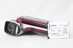 【返品保証】 【録画再生確認済み】サンヨー SANYO Xacti DMC-CG110 ピンク 12x バッテリー付き デジタルムービーカメラ v9986