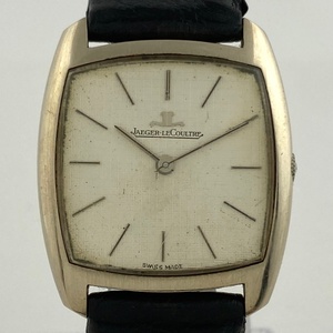 【ジャンク品】ジャガー・ルクルト JAEGER-LECOULTRE スクエア Cal.818/2 K18 腕時計 手巻き 【中古】