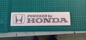 ホンダステッカー　POWDER by HONDA 透明にグレープリント