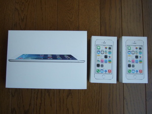 ★★★ 新品同様 iPad Air + iPhone 5S ×2 外箱のみ ★★★