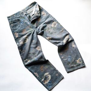 Japanese Label Y2K Flower denim pants 14th addiction share spirit obelisk TORNADO MART ifsixwasnine lgb goa kmrii archive 90s