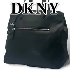 【美品】DKNY ディーケーエヌワイ トートバッグ レザー 牛革 肩掛け A4可