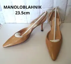 MANOLO BLAHNIK 23.5cm ベージュ