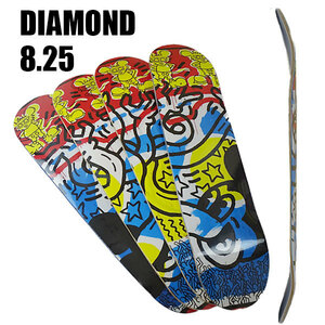 DIAMOND X KEITH HARING HANDS BY MICKEY 4 DECK SETスケボーSK8 4枚セット キース・ヘリング[返品、交換不可]