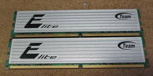 ★：動作確認済み！Elite製　DDR2 2G（2048M)メモリ*2枚　合計4Ｇ（4096M)　送料140円から