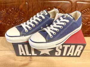 ★☆90s!USA!希少レア!!converse ALL STAR ネイビー 4.5 23.5cm コンバース オールスター 紺 デッドストック ビンテージ 248☆★