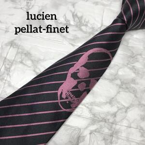 lucienpellat-finet ルシアンペラフィネ ネクタイ　ストライプ ビジネス　スーツ　シャツ　カフス