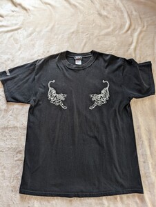 CROWS Spiritsed by H.T cropped heads 坊屋春道モデルプリント 半袖Tシャツ ブラック　SIZE L