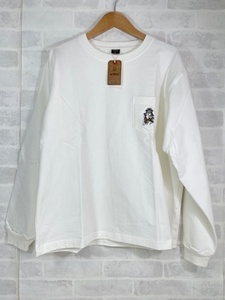 AVIREX アヴィレックス タグ付き 4店舗限定 長袖 ロンT TOMCAT ポケットTEE 白 6193591 SIZE：XL MH0121013002