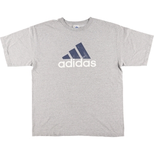 古着 90~00年代 アディダス adidas スポーツパフォーマンスロゴ ロゴプリントTシャツ メンズL ヴィンテージ /eaa445630 【SS2409_30%】