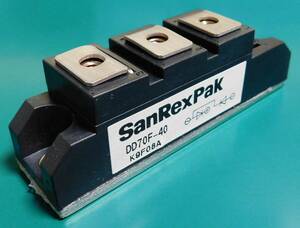 SanRex DD70F-40 ダイオード・モジュール (400V/70A) [管理:KD679]