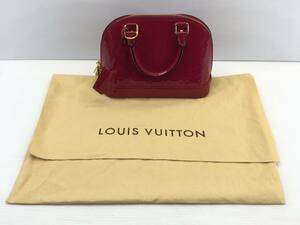 □LOUIS VUITTON ルイヴィトン アルマBB M91771 MI4152 ローズアイデンディアン ヴェルニ ショルダーバッグ 美品□