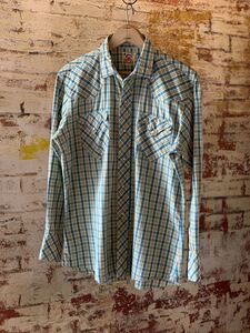 60s BRENT PLAID WESTERN SHIRT 101 ヴィンテージ ビンテージ チェックシャツ ウエスタンシャツ ギンガムチェック アメトラ 50s 送料無料