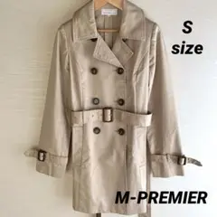 M-PREMIER 美品　【S】レディーストレンチコート　ミモレ丈