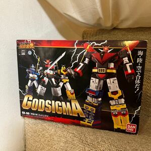 宇宙大帝 ゴッドシグマ★超合金魂 GX-60★世界のバンダイBANDAI★GOD SIGMA★海、陸、空で、海、陸、空で、合体だ！空雷王、海鳴王、陸震王