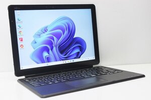 1円スタート ノートパソコン 2in1PC Windows11 富士通 Arrows Tab V727 第7世代 Core m3 SSD256GB メモリ4GB カメラ タブレットPC