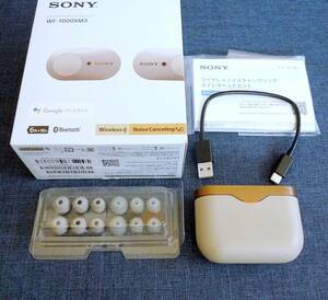 SONY WF-1000XM3 ワイヤレスノイズキャンセリングステレオヘッドセット 美品！動作品！