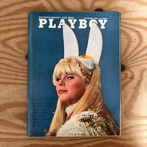 K3HH2-240412 レア［PLAYBOY プレイボーイ 輸入版 USA 雑誌 1966年 11月 NOVEMBER］