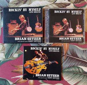 BRIAN SETZER With GARY SETZER 国内CD ROCKIN’ BY MYSELF ストレイキャッツ STRAY CATS ブライアンセッツァー