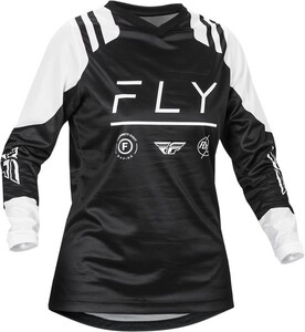 ガールズ用 XLサイズ MXジャージ FLY 23 F-16 ブラック/ホワイト 女性用 モトクロス 正規輸入品 WESTWOODMX