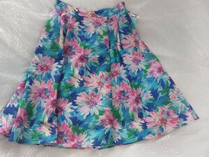【USEDクリーニング済】TOCCA 花柄スカート サイズ２