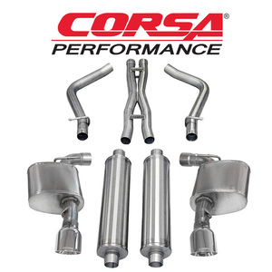 CORSA クライスラー300C SRT 2012-2014年 6.4L V8 CAT-BACK エキゾースト 正規品