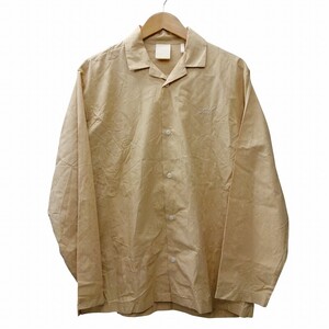 キスニューヨークシティ KITH NYC ×PARACHUTE 美品 パジャマセット 薄手 ペイズリー柄 アイマスク付き ベージュ Mサイズ メンズ