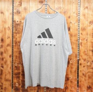 90s usa製　adidas soccer Tシャツ　L/アディダス　サッカー