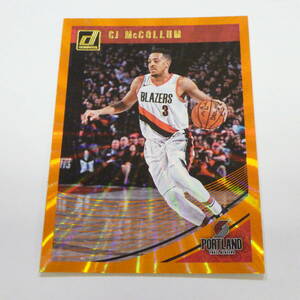 NBA カード CJ McCOLLUM DONRUSS NO.11 PORTLAND 2018-19 PANINI CJ・マッカラム