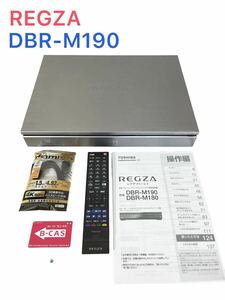 【完動品】REGZA ブルーレイレコーダー DBR-M190　５TB B-CASカード　２枚　純正リモコン