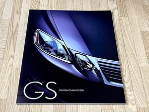 【未使用】lexusレクサスGS厚口本カタログ2010年12月　GS450h/GS460/GS350★