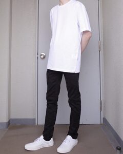 ★人気 UNIQLO ジルサンダー コラボ +J スーピマコットンリラックスフィットクルーT XL 白 半袖Ｔシャツ カジュアル ブランド ユニクロ