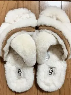 UGG ファーサンダル EU 37 アベラ　23センチ