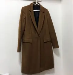 美品　ZARA BASIC チェスターコート ブラウン Sサイズ