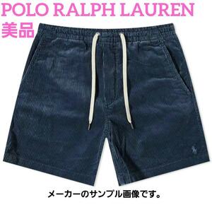 ★美品★ポロラルフローレンPOLO RALPH LAUREN★プレップスター★コーデュロイショートパンツXS★ネイビー紺★ショーツ★半パン★短パン★