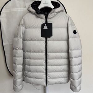 極美品 未使用級 MONCLER PLUVIS プルヴィ 確実正規品 ホワイト系 T0 ダウンジャケット S〜M