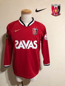 NIKE URAWA REDS ナイキ 浦和レッズ ユニフォーム 2007 ホーム トップス Jリーグ サイズS 長袖 赤 226876 日本製